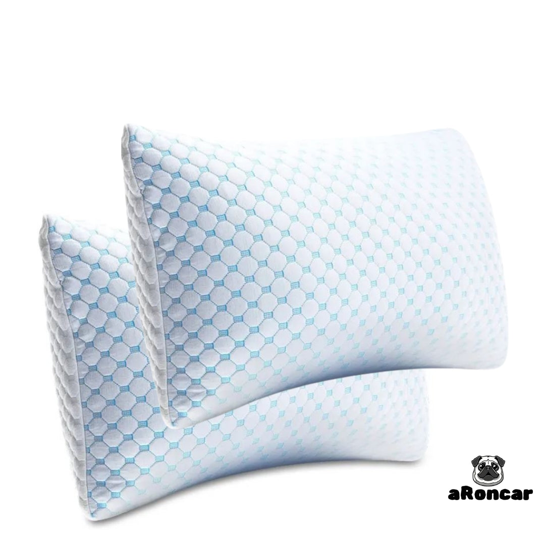 Pack de 2 Almohadas aRoncar Espuma viscoelástica Memory Foam + ENVÍO GRATIS