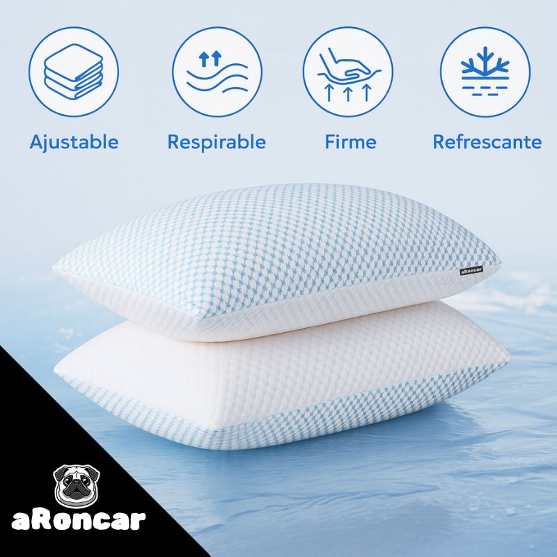 Almohada aRoncar+Espuma viscoelástica adicional