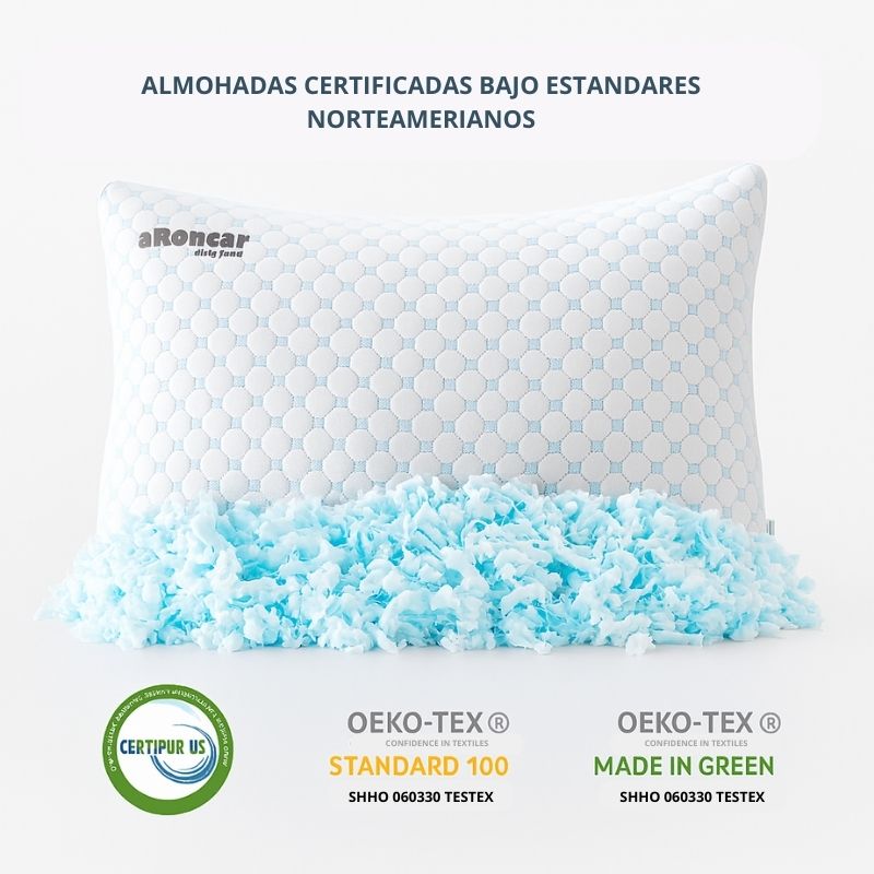 Almohada aRoncar+Espuma viscoelástica adicional