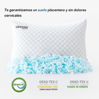 Pack 2 Almohadas aRoncar + 2 Antifaz Standard